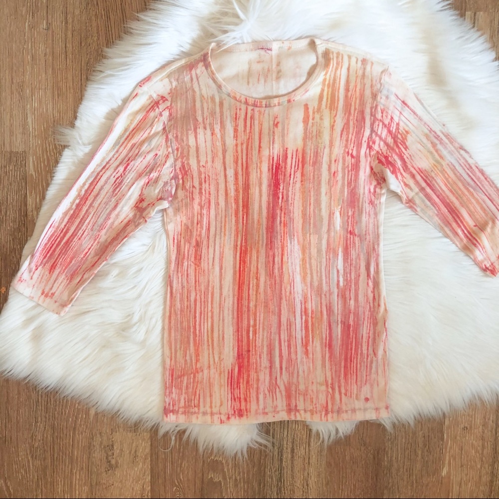 streak paint shirt